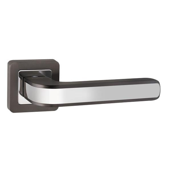 Ручка дверная Punto Nova QR GR/CP-23 Графитовый/Хром