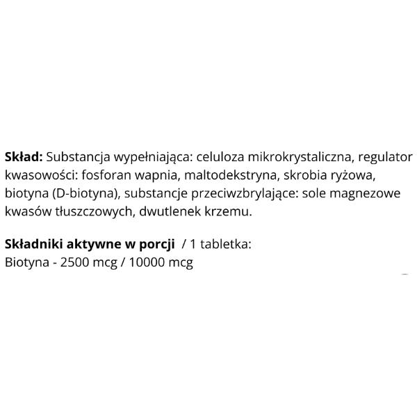 Витамин B для спорта IronFlex Биотин 10000 мг 100 табл. (000023397) - фото 2