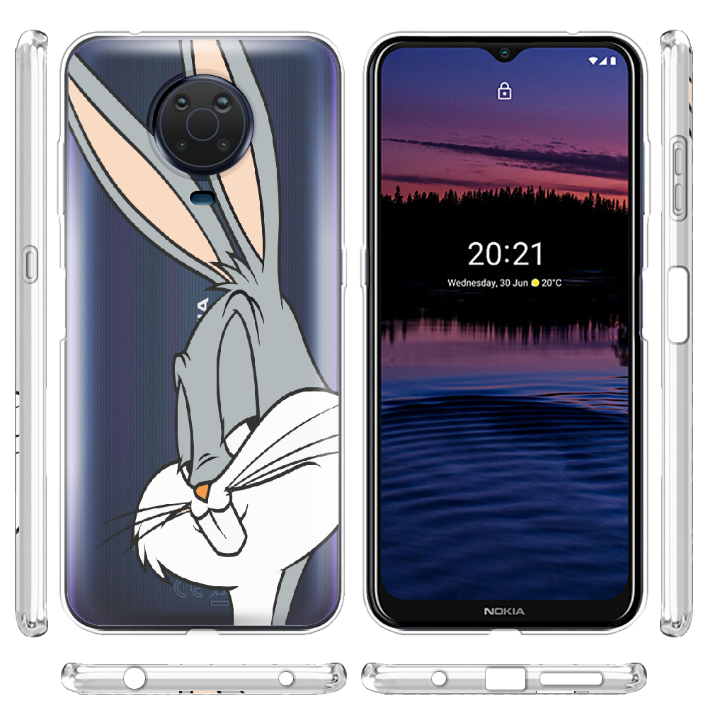 Чехол BoxFace Nokia G10 Lucky Rabbit Прозрачный силикон (42626-bk81-42373) - фото 3