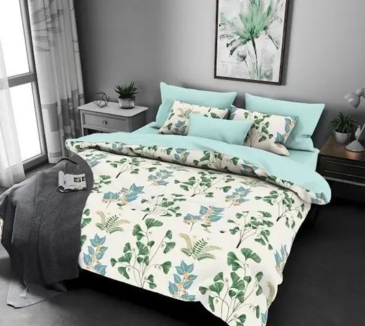 Комплект постільної білизни Vital Textile Голд Люкс бязь полуторний 150х220 см (BL1.5-677) Комплект постільної білизни Vital Textile Голд Люкс бязь полуторний 150х220 см (BL1.5-677)