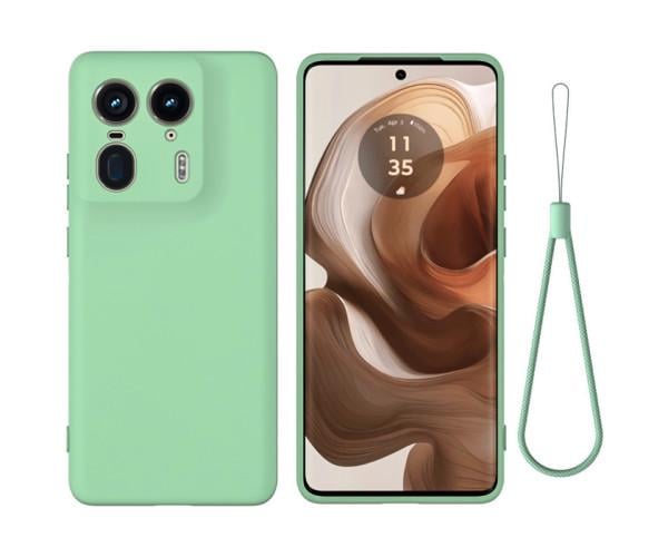 Чехол - накладка Silicone Cover Full для Motorola Edge 50 Ultra Зелёный