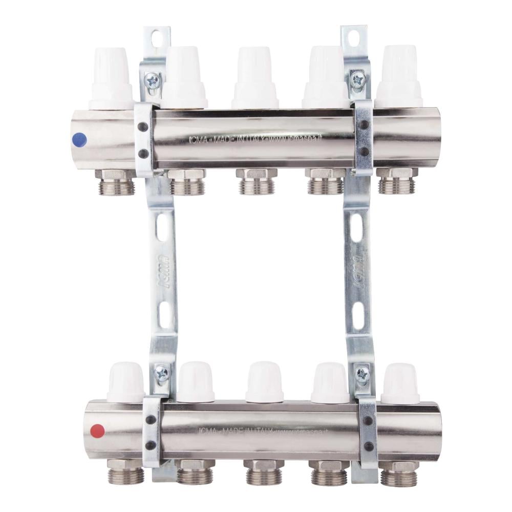 Коллектор ICMA №K005 5 выходов без расходомера 1" (FRRS00005226)