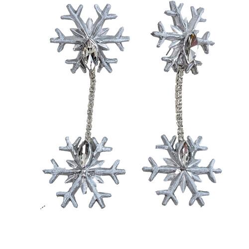 Серьги Seta Décor Зимняя королева (24-720SL-WT)