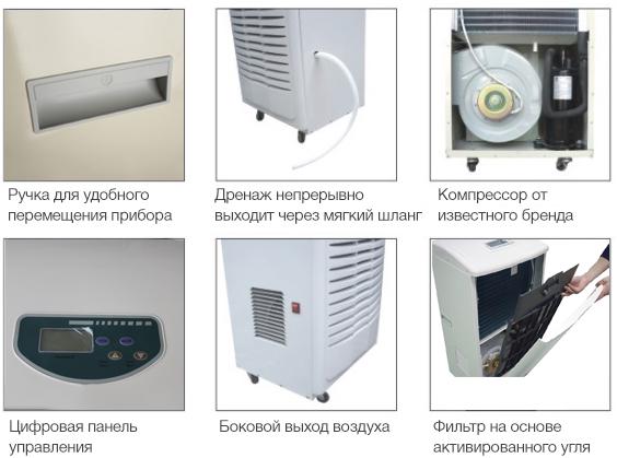 Осушувач повітря Сelsius DH-90 - фото 3 Осушувач повітря Сelsius DH-90 - фото 3