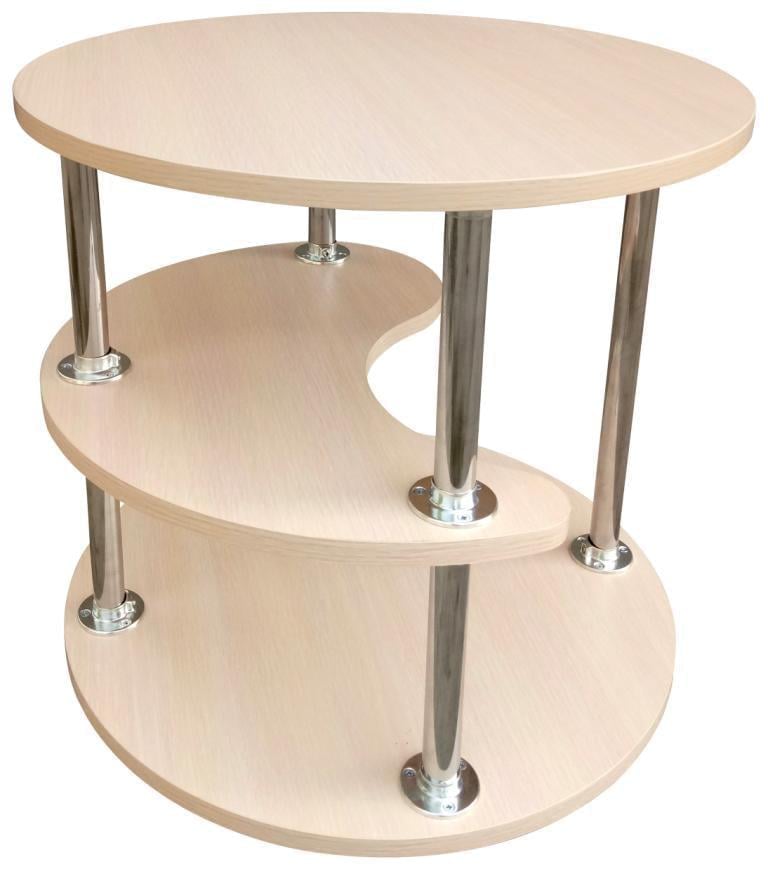 Журнальный стол МАКСИ-МЕбель Силуэт XR Дуб Молочный (5102862)