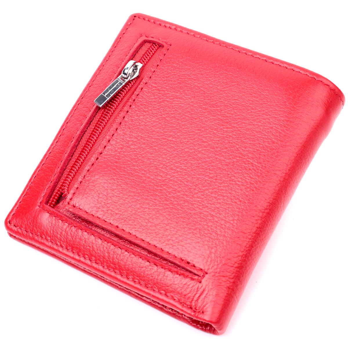 Кошелек кожаный ST Leather 19475 Красный - фото 2