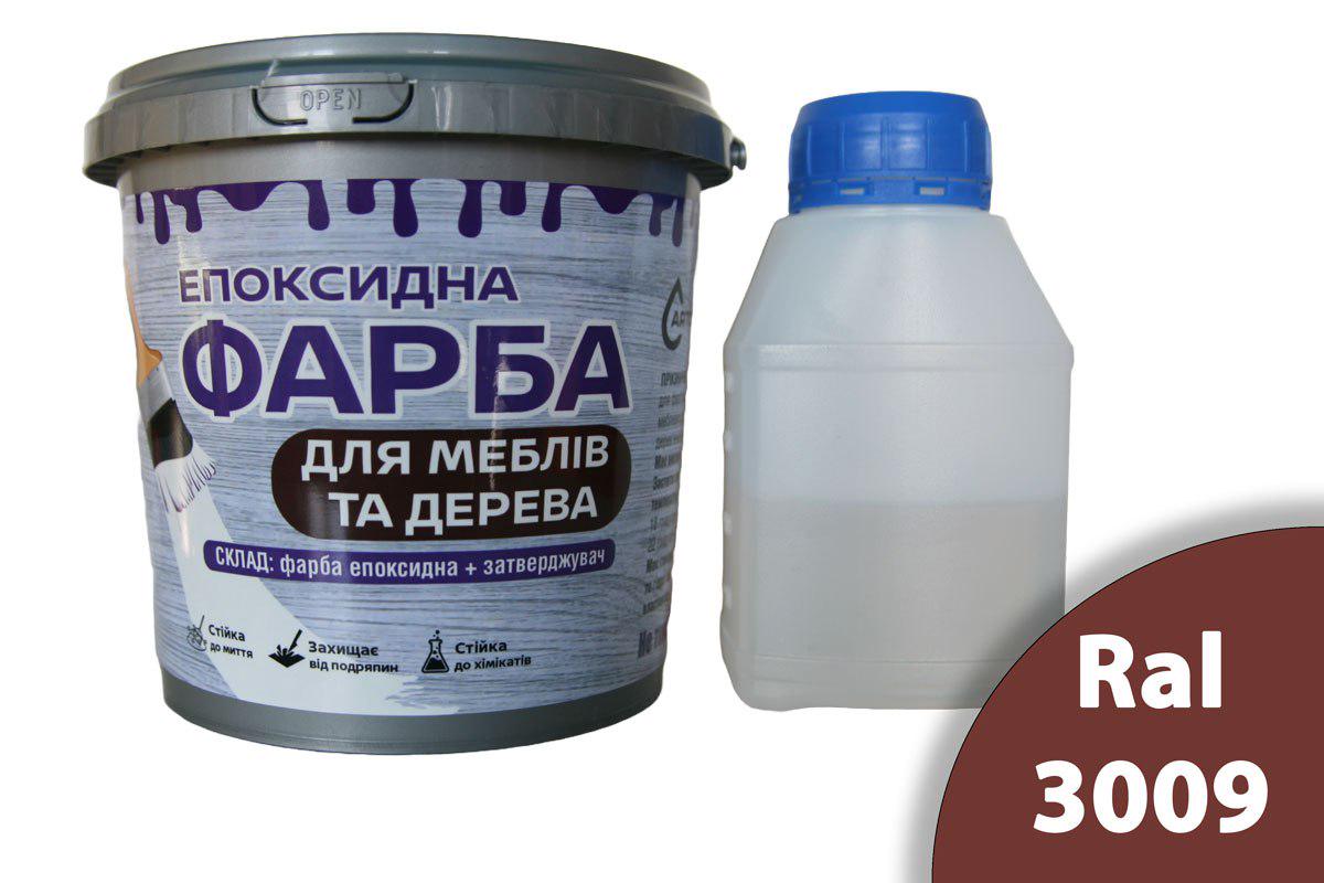 Краска эпоксидная двухкомпонентная ArtCraft для мебели и дерева 1,5 кг Коричневый