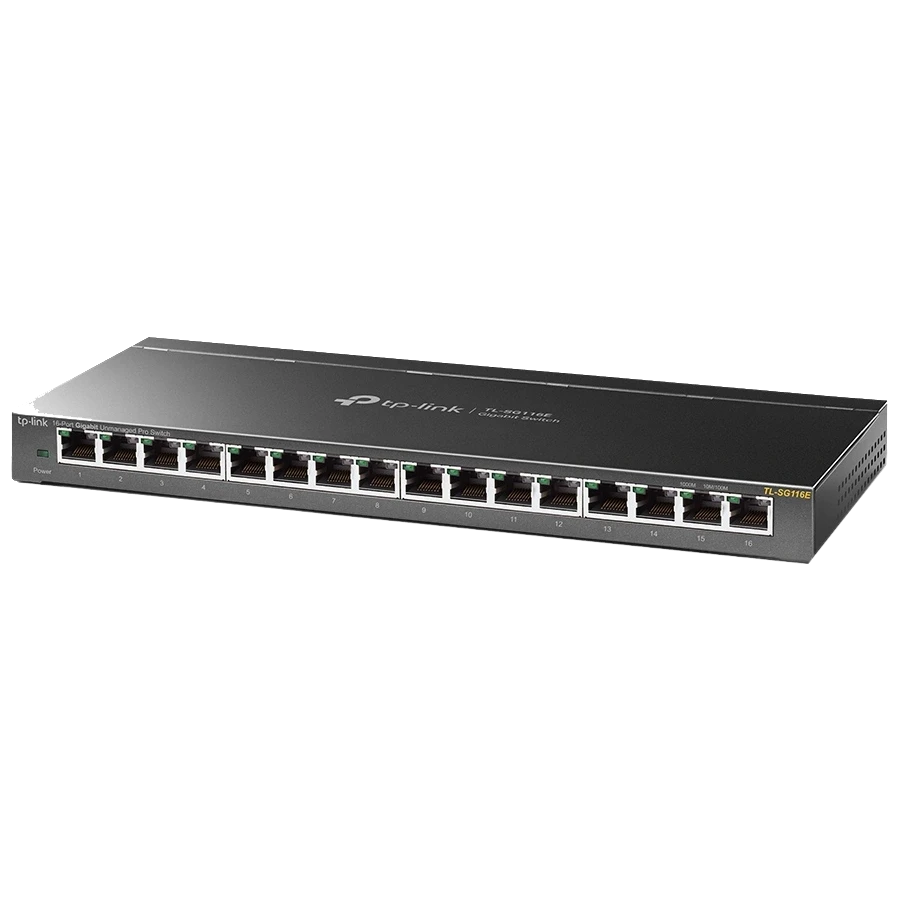 Комутатор 16 портів некерований TP-LINK TL-SG116E 1000M (2863456360) Комутатор 16 портів некерований TP-LINK TL-SG116E 1000M (2863456360)