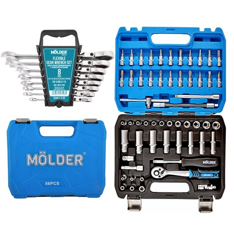 Лучший профессиональный набор инструментов для автомобиля Molder