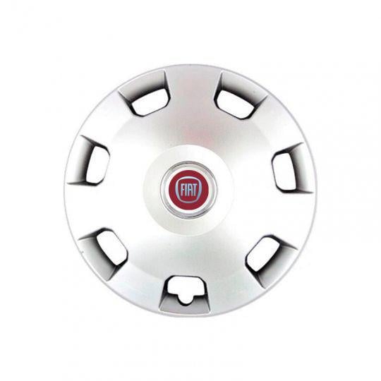 Автомобильные колпаки SKS 207 R14 с логотипом Fiat 4 шт. Серебристый