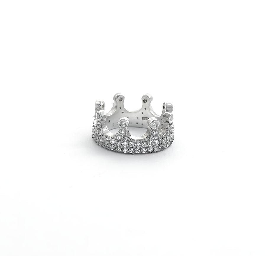 Кольцо женское Maxi Silver 7587 SE Корона р. 17,5 (8758783)