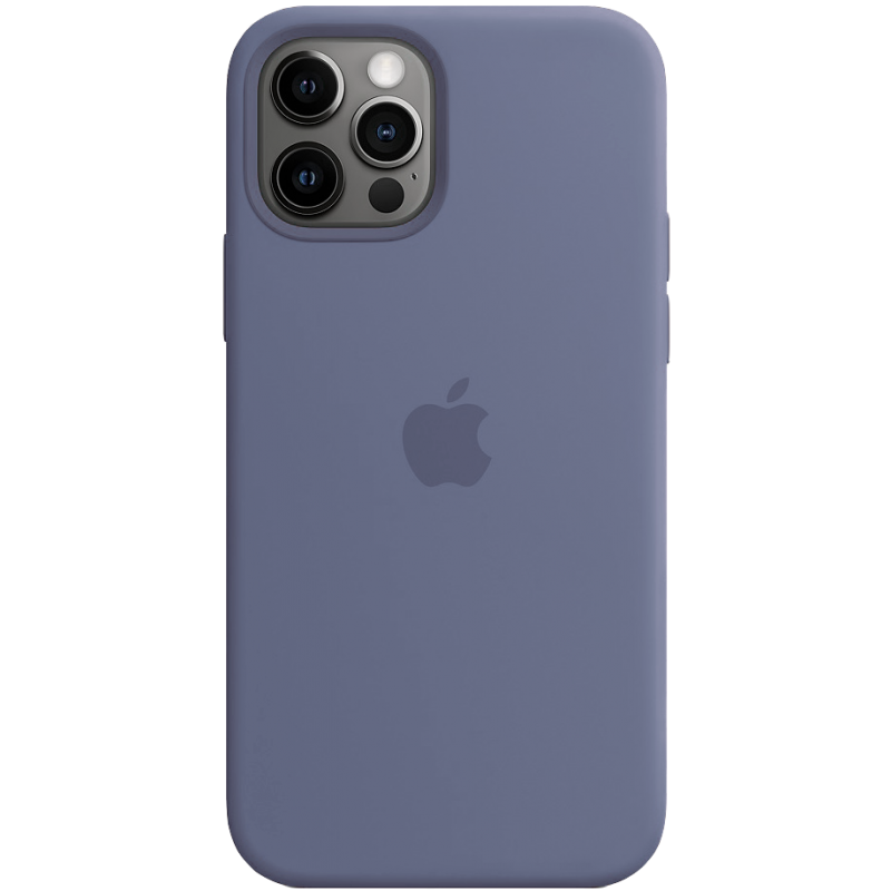 Чехол GoVern Silicone Case Full для Apple iPhone 12 Pro Lavender Gray