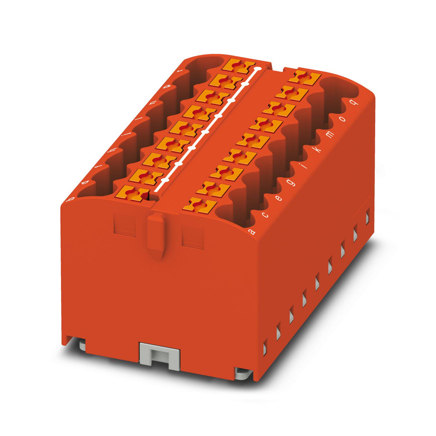 Распределительный блок Phoenix Contact PTFIX 18X2,5 RD 450В 24A Push-in Красный (3273312)