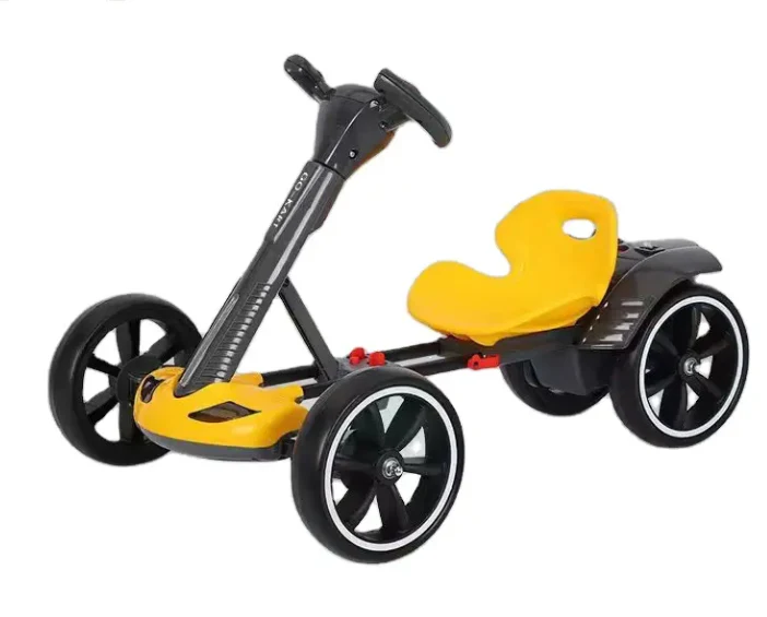 Электромобиль детский аккумуляторный Eco Koleso M-6072 25 Вт 6V 4,5 Ah до 6 км/ч до 50 кг 86х54х48,5 см Желтый (opt-104311)