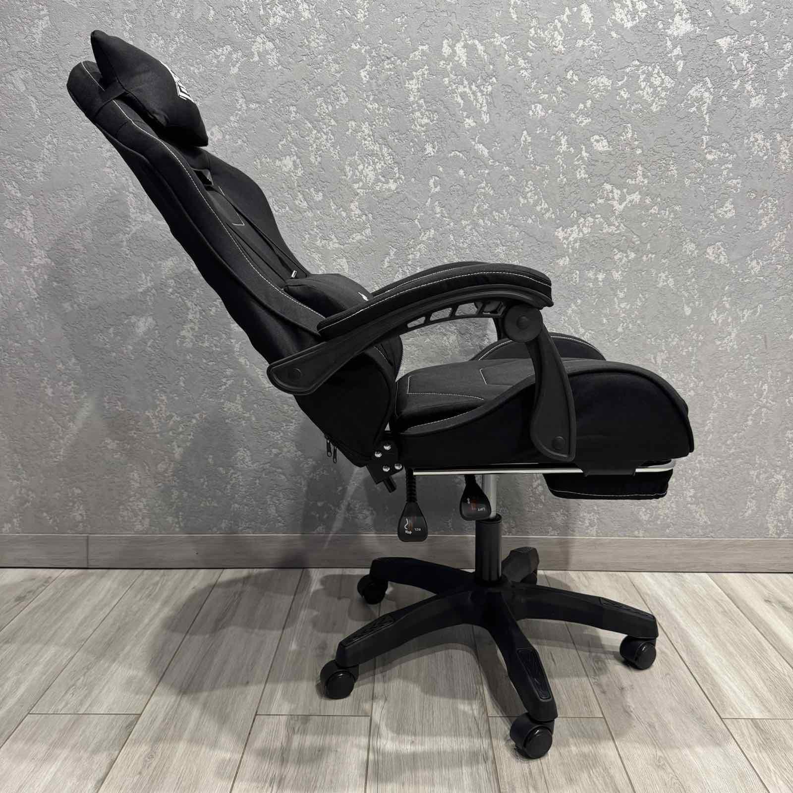 Крісло комп'ютерне тканинне EC Gaming K40 Чорний - фото 10