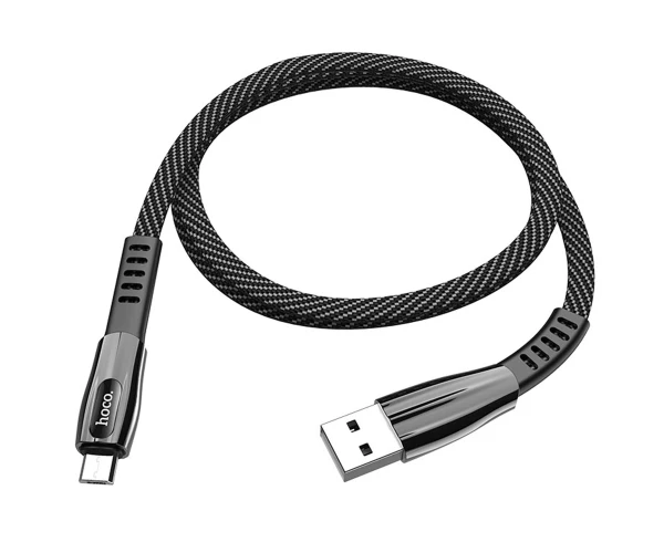 Кабель Data Hoco U70 Splendor Micro-USB 1,2 м Black/Gray Кабель Data Hoco U70 Splendor Micro-USB 1,2 м Black/Gray