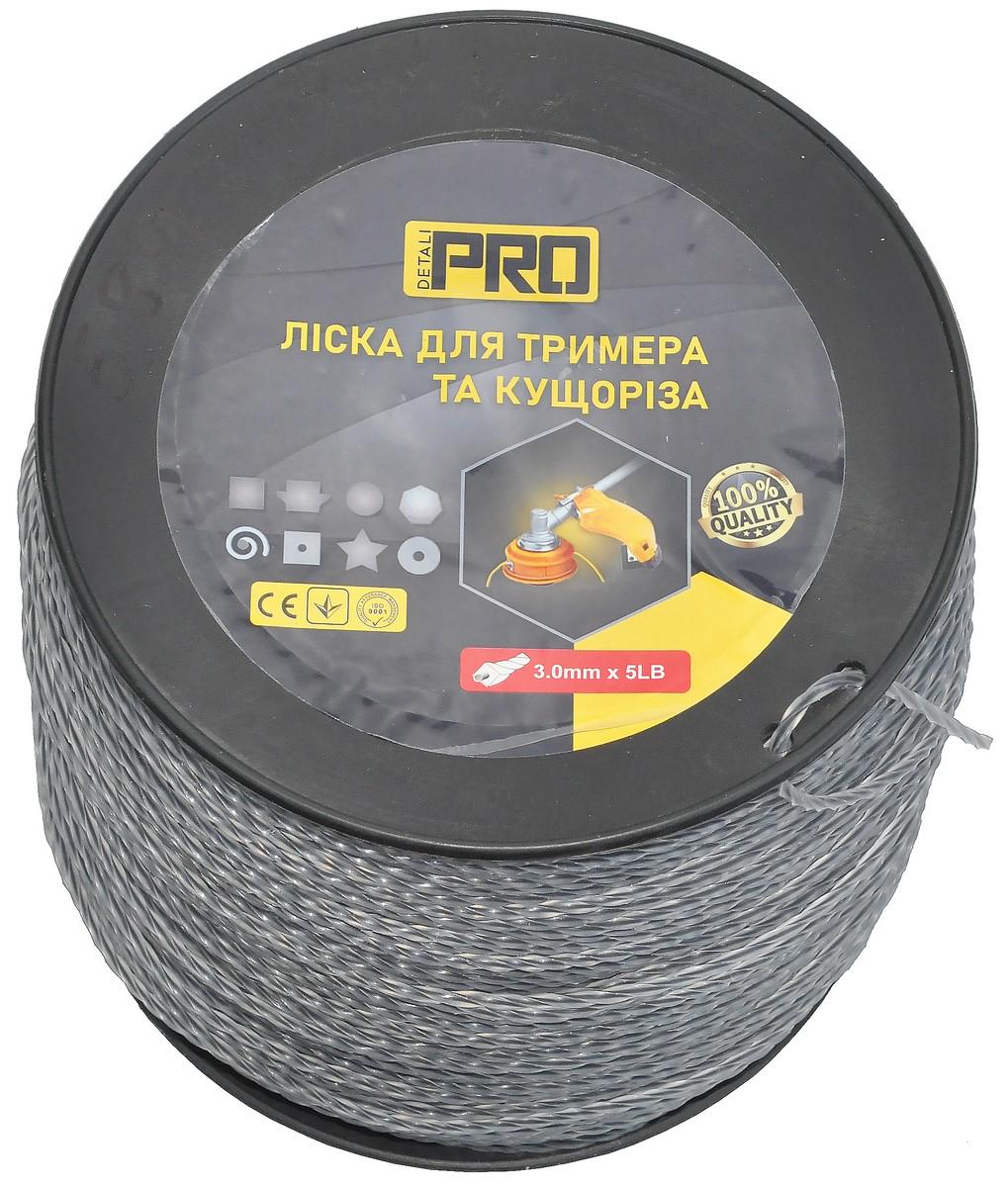Леска косильная спираль d 3 мм 5 LB 370 м