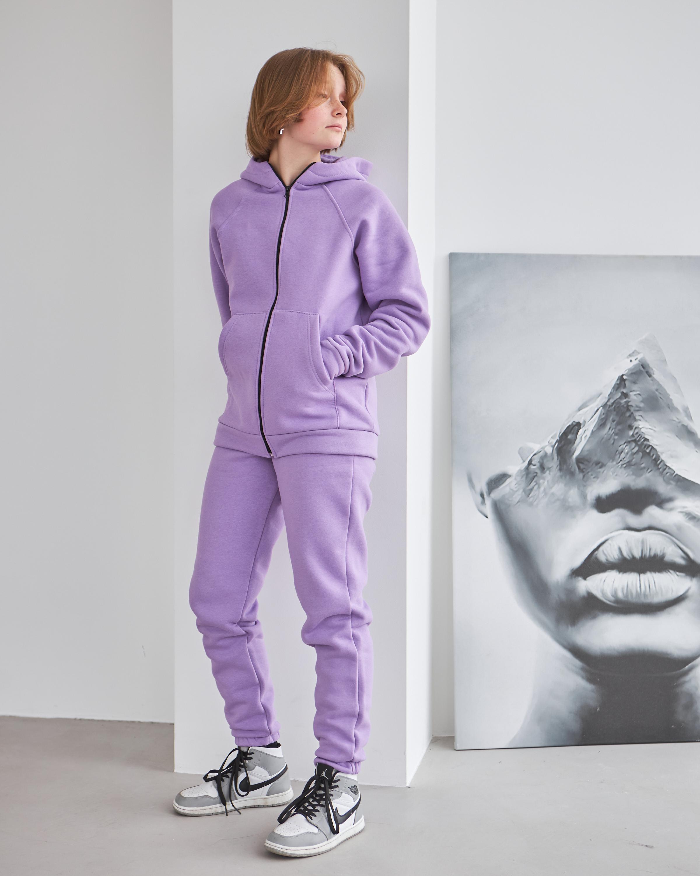 Спортивный костюм на флисе унисекс р. 50 Лаванда (14605539) - фото 12 Спортивный костюм на флисе унисекс р. 50 Лаванда (14605539) - фото 12