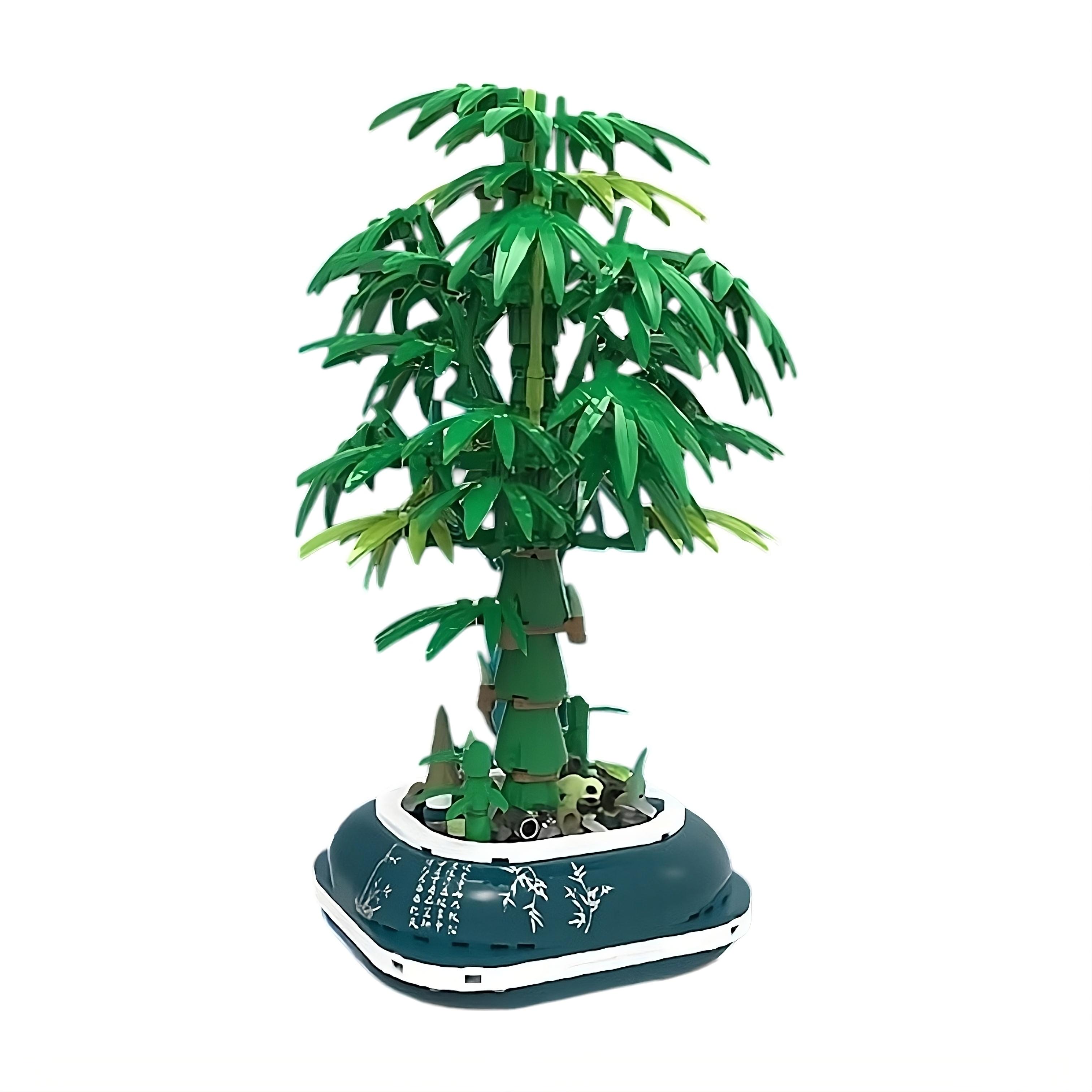 Конструктор 00389 Bamboo Bonsai пазовая сборка растения в горшке 528 дет. (28584835)