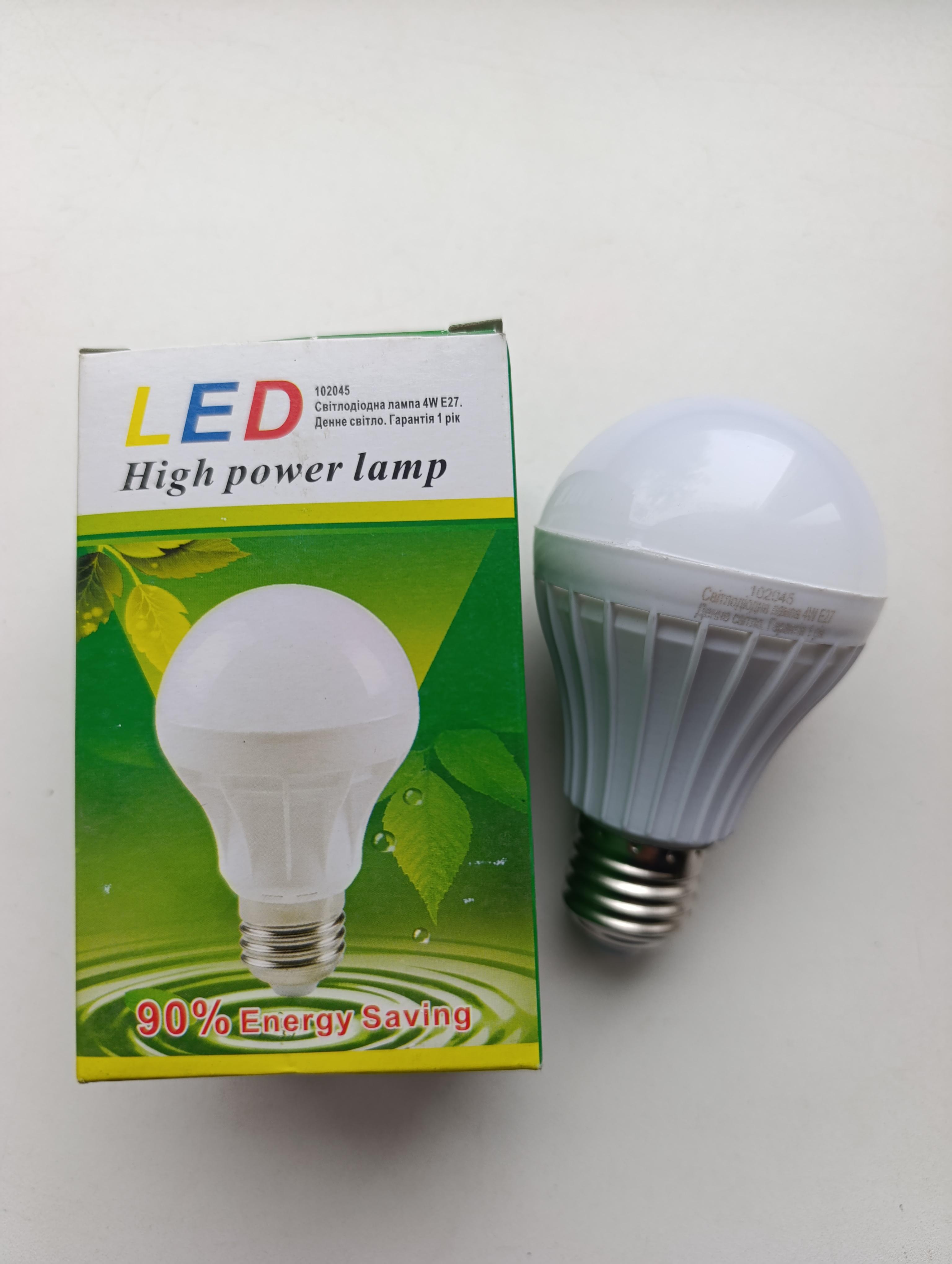 Світлодіодна лампа Куля 6 Вт е27 Білий (102047)