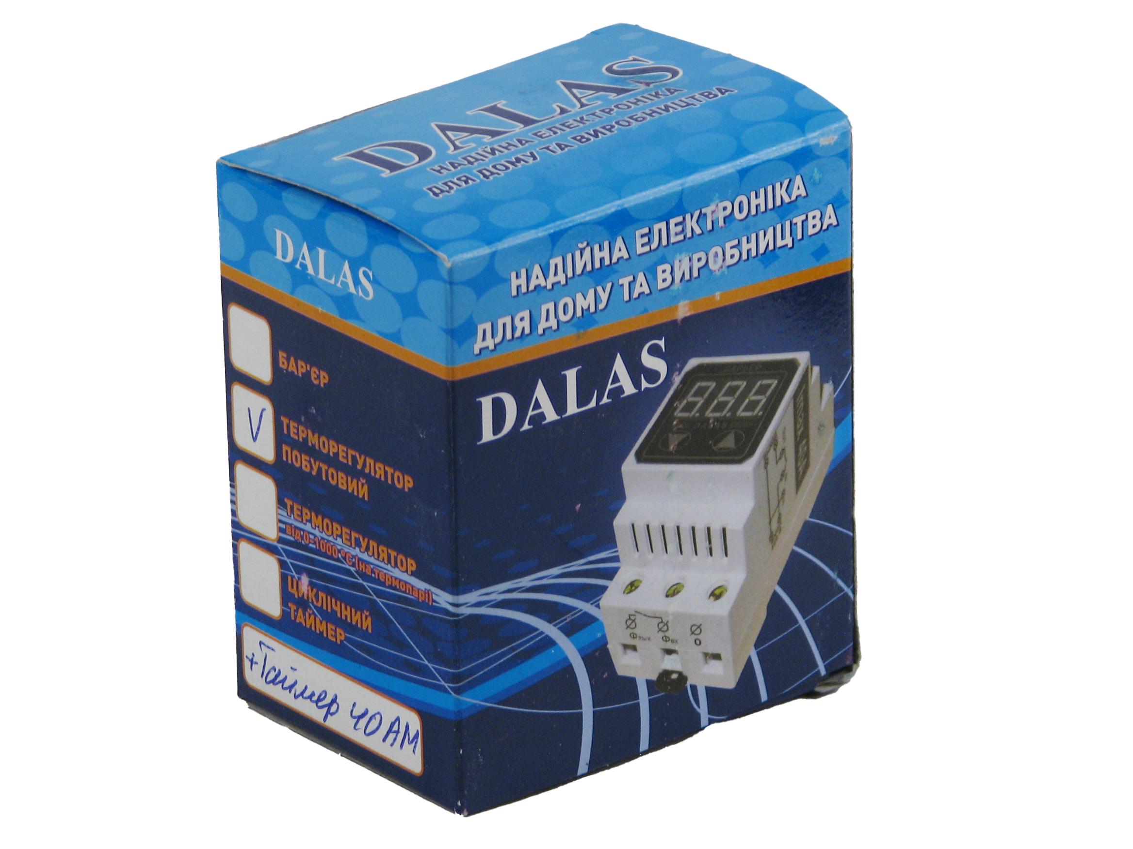 Терморегулятор та таймер Dalas 40А M - фото 4