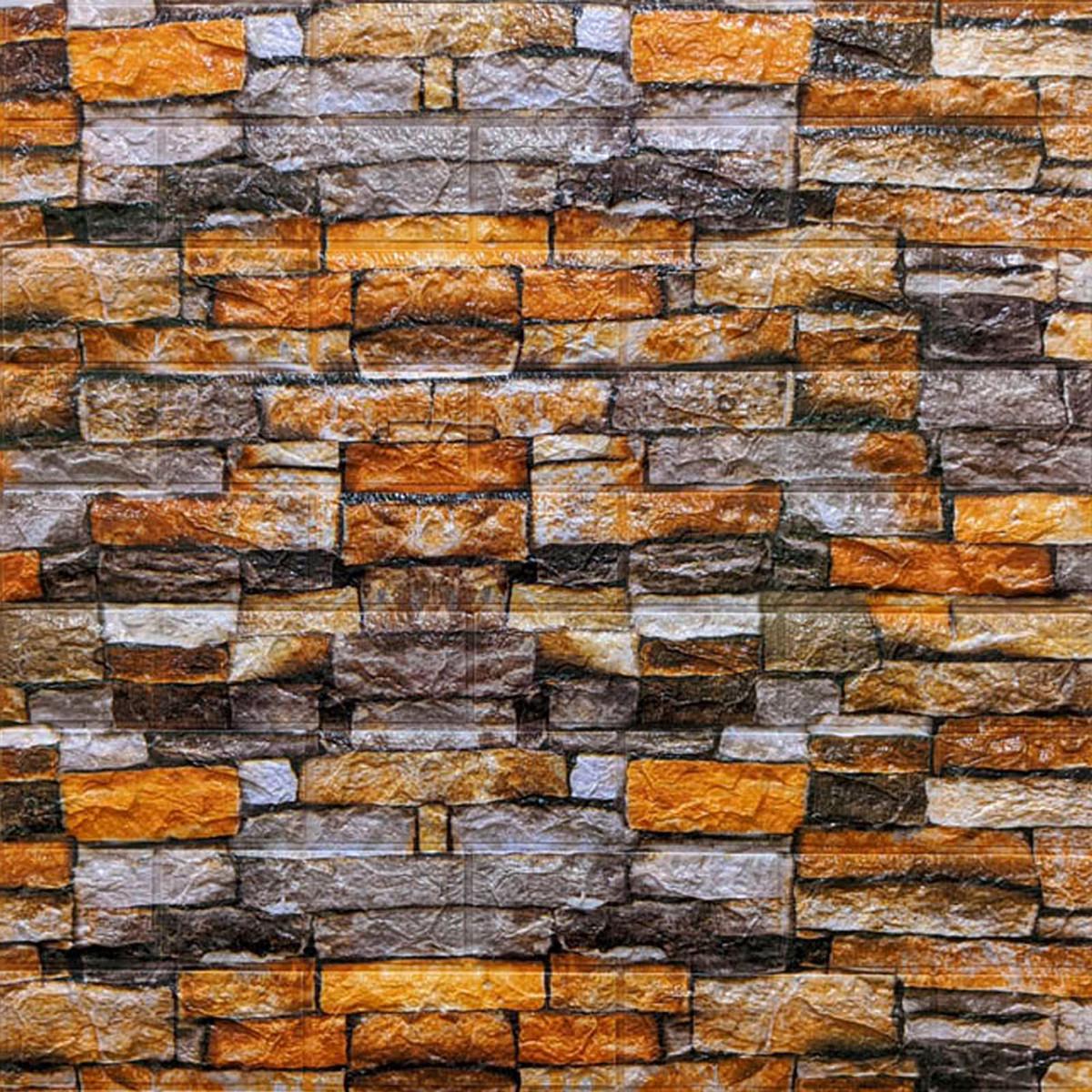 Декоративная 3D панель самоклеющаяся Sticker Wall Кирпич Екатеринославский песчаник 700x770x6 мм (045)