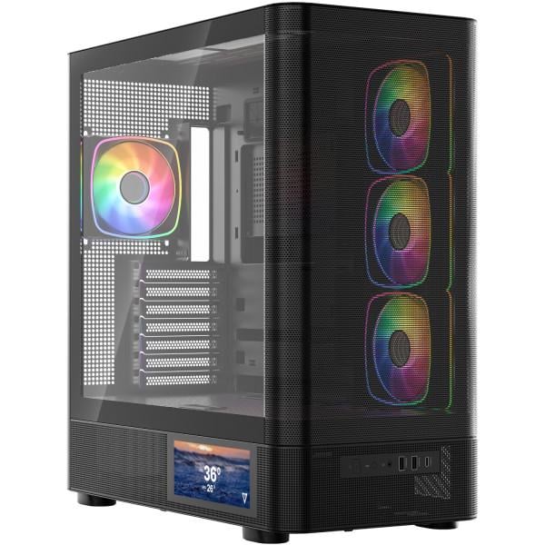 Корпус Modecom Volcano AQ400 Black (MC-A-AQ400-4FA-B)