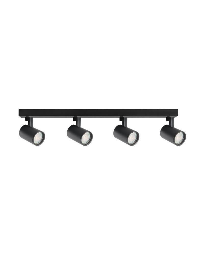 Спот Polux 328717 Lynx GU10 4x10W IP20 Черный (36562723)