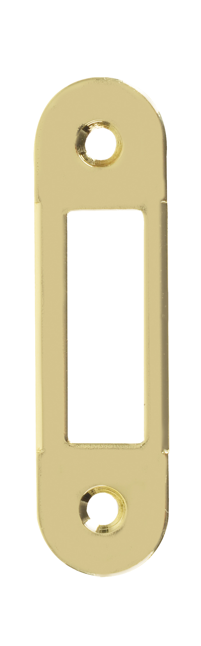 Планка для замка Siba SP5 PB без отбойника Латунь полированная (SP5 PB)