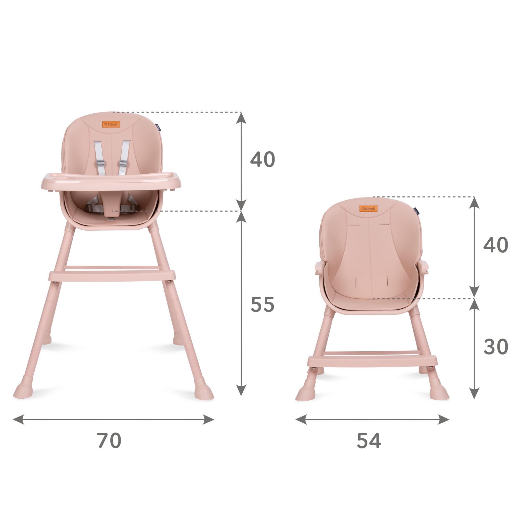 Стульчик для кормления Kidwell EATAN 4в1 Pink (17433) - фото 14