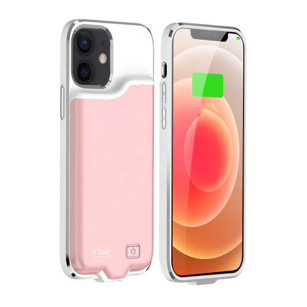 Чехол-аккумулятор AmaCase для iPhone 12 Mini Розовый - фото 2