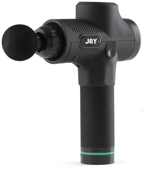 Перкусійний масажний пістолет JAY PRO 30 швидкостей Чорний (HH 500-11-1)