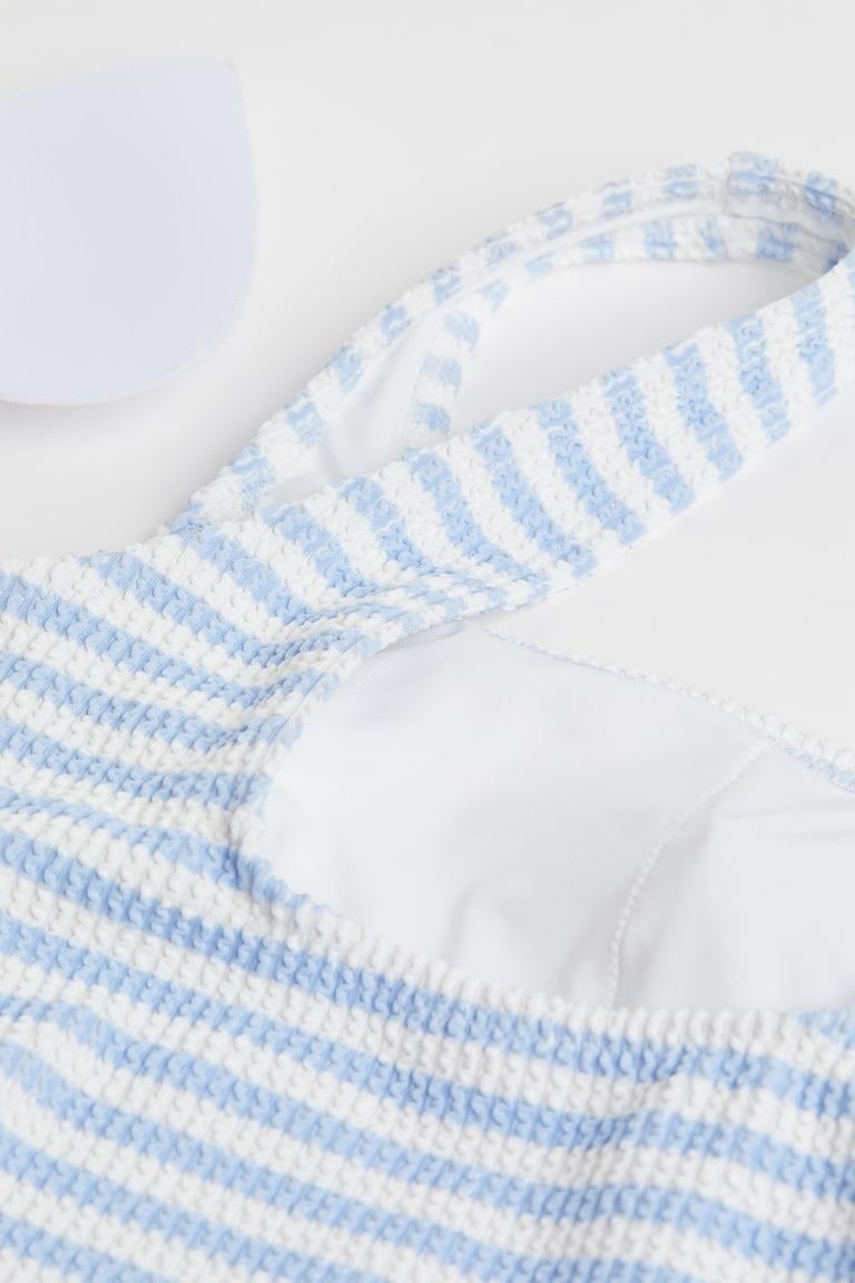 Купальник H&M в полоску 34 см Голубой (886697) - фото 2 Купальник H&M в полоску 34 см Голубой (886697) - фото 2