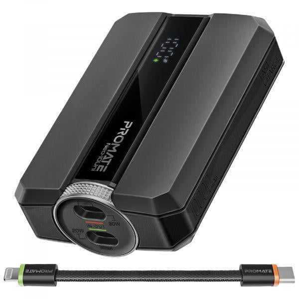 Повербанк Promate Neo-10Uni 10000 mAh 30W Black (neo-10uni.Black)