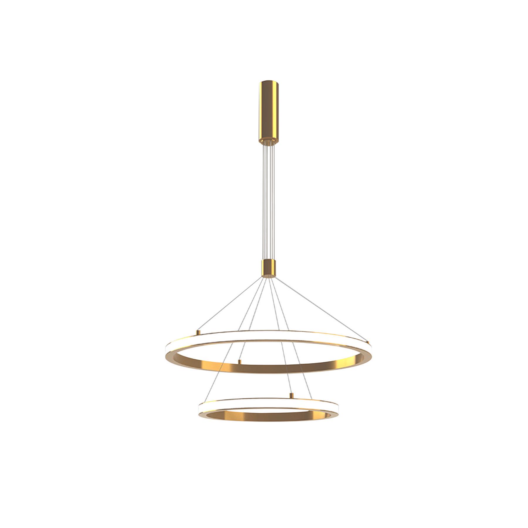 Подвесная люстра Skarlat M 9072 OUT 2 IN 1 4+6 Gold 3000K