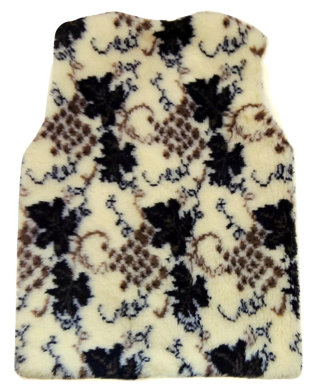 Жилетка из овчины эко-шерсть теплая Виноград р. 52 (367) - фото 5