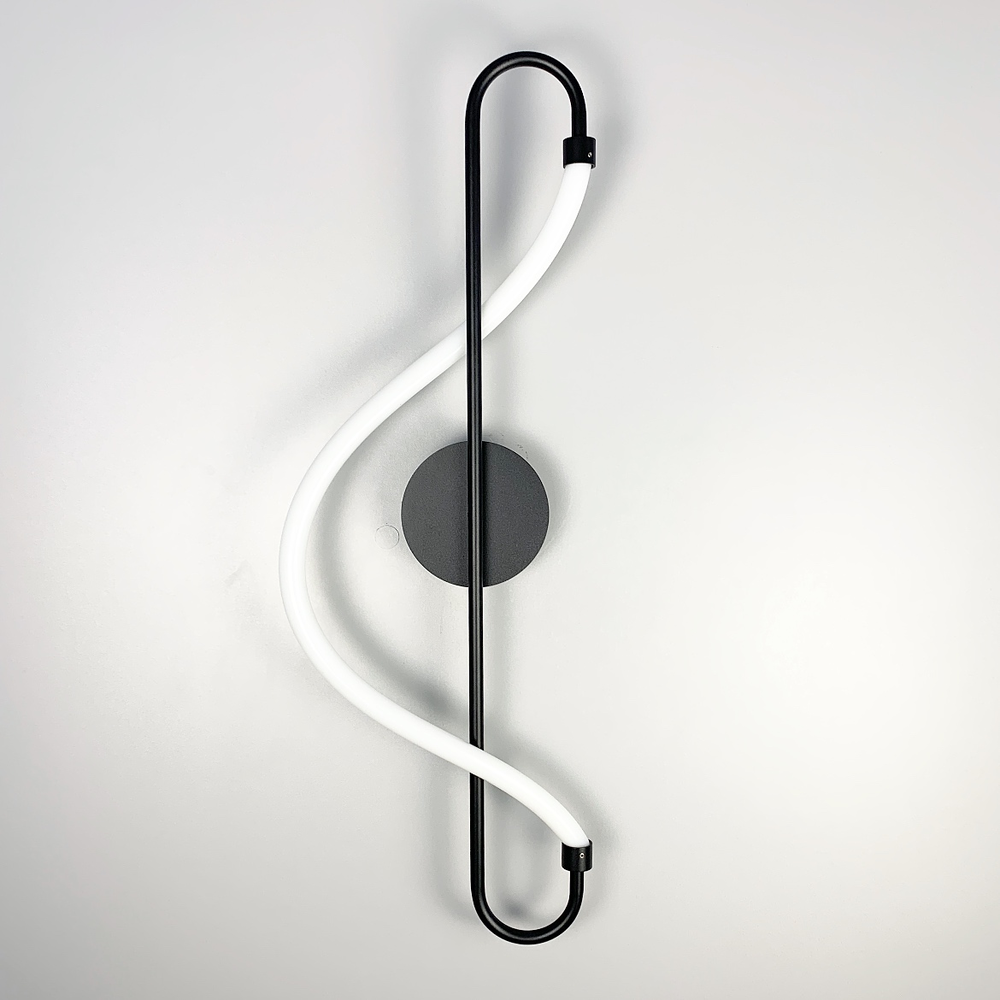 Настенный светильник William Soft Черный (WJ 221/1 BK)