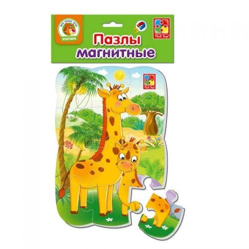 Пазлы магнитные Жирафики 12 деталей (2987455688)
