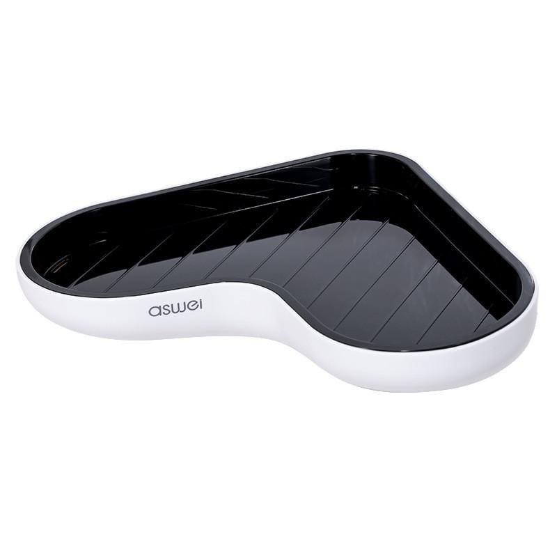 Полиця кутова Asujei A2118 пластикова White/Black (1906)