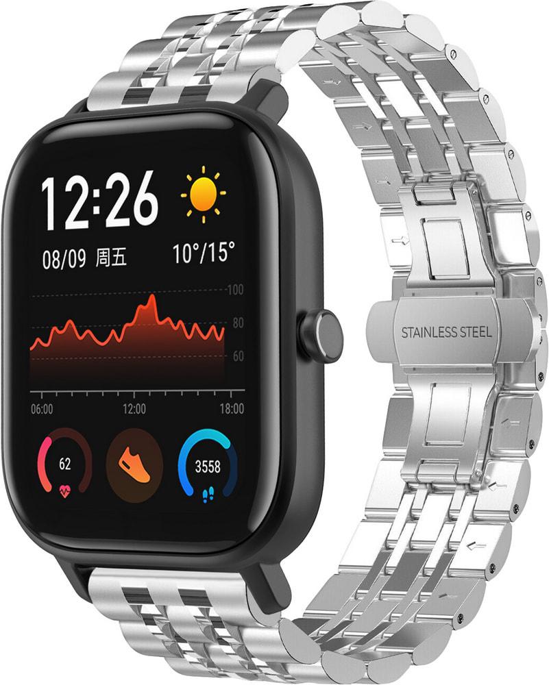 Браслет металлический Spinye для Amazfit GTS Silver (29170-59)