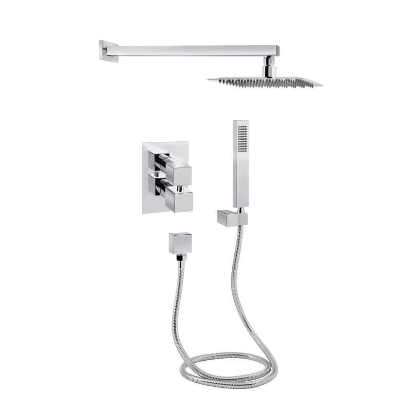 Душевая система QT Aqauarius 65T103NGC скрытого монтажа с термостатом