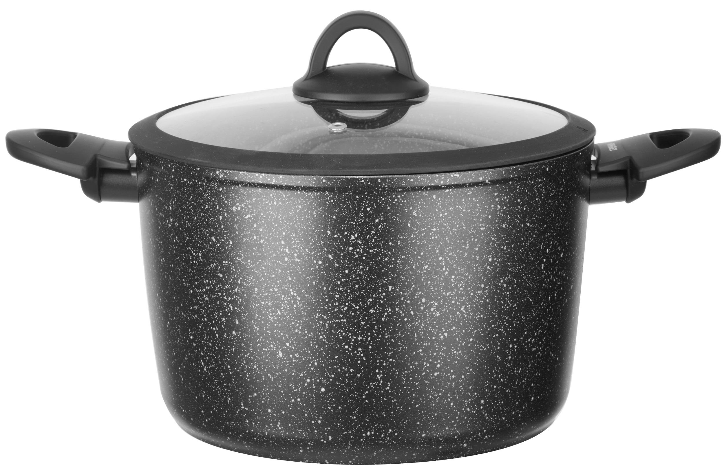 Кастрюля с крышкой RINGEL Zira алюминиевая 24 см 6,3 см (RG-21006-24h)