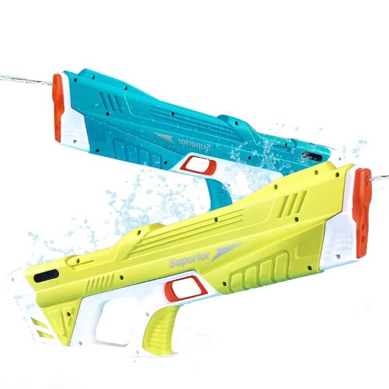 Пистолет Water Gun водяной электрический Желтый - фото 3