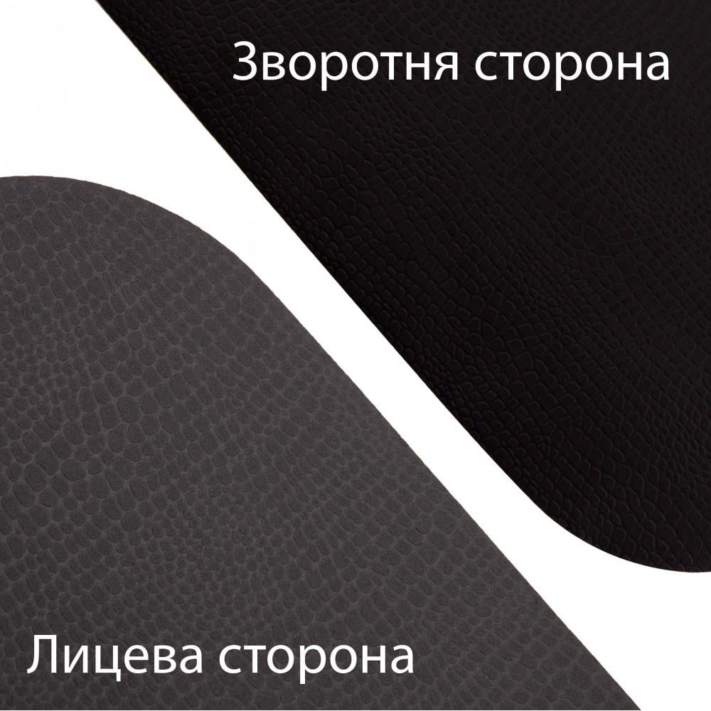 Коврик IVN для йоги и фитнеса 1850х550х5 мм Серо-черный (IV-EV7577GR) - фото 3 Коврик IVN для йоги и фитнеса 1850х550х5 мм Серо-черный (IV-EV7577GR) - фото 3