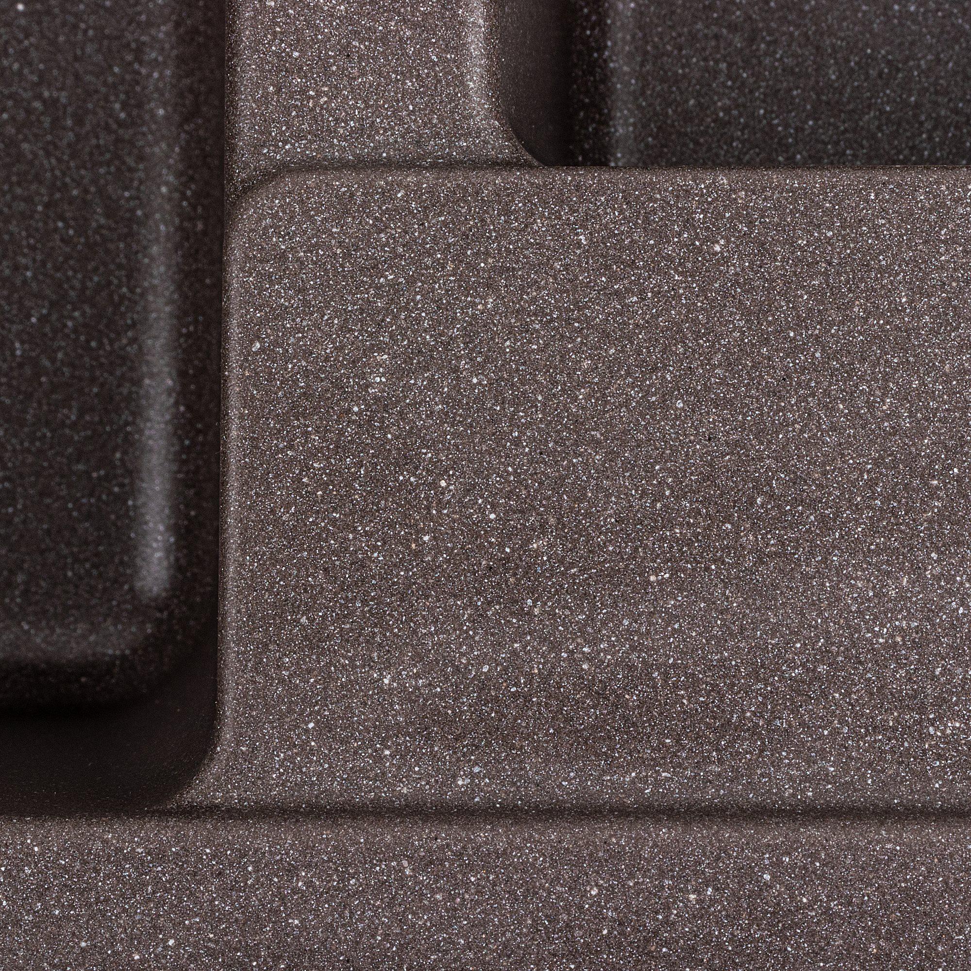 Мийка гранітна для кухні Platinum 7850W TOSKANA матова Гренадін - фото 7