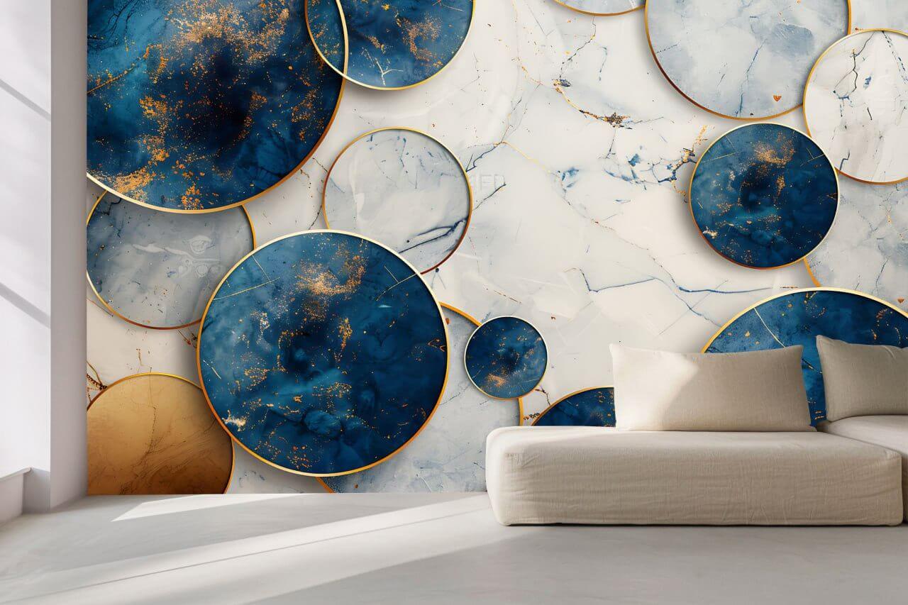 Фотошпалери флізелінові Styleo Print-walls 3D Круги 013 400х250 см (Pw-013/4)