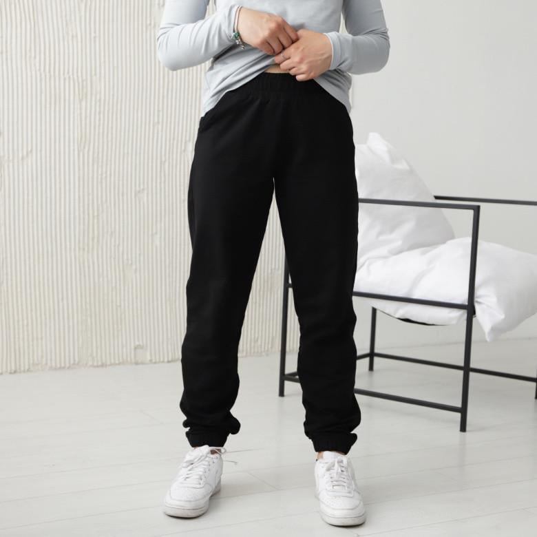 Джоггери для дівчинки GBI TEENS 140 см Чорний (13761)