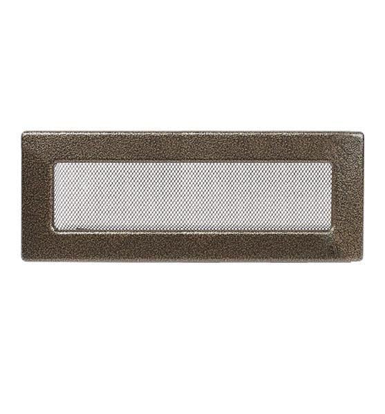 Решетка каминная 42х11 см Антик золото (12895776)