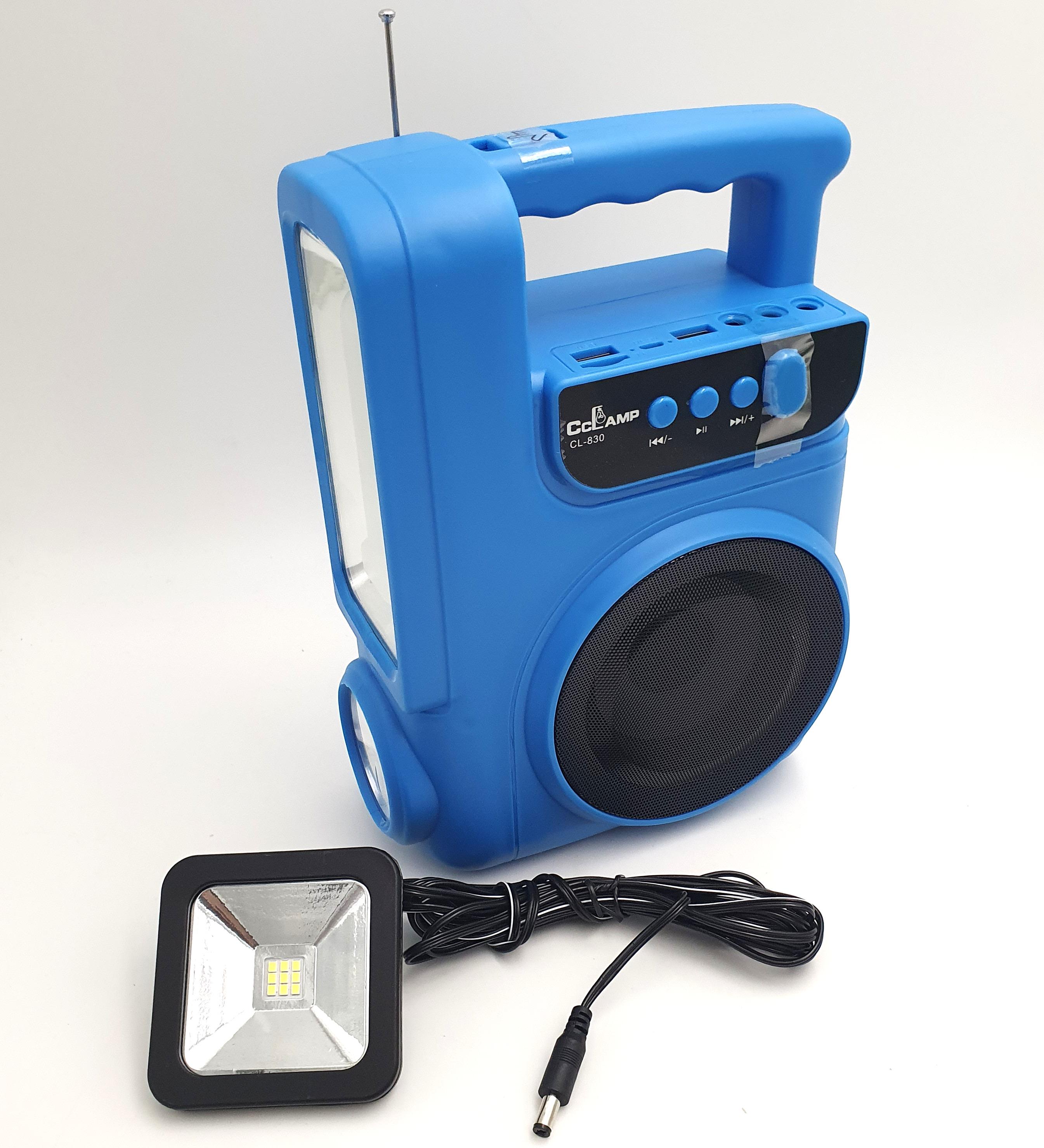 Ліхтар кемпінговий EASY POWER EP-371B FM Bluetooth 3 LED лампочки (9721676)