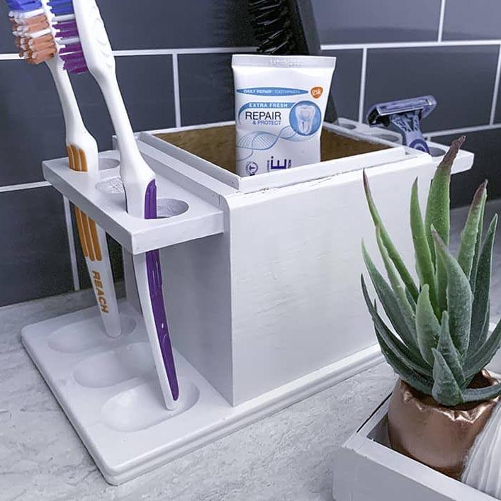 Органайзер для зубных щеток из дерева Салах Зефир (ОЗП-002820)